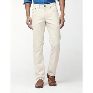 TOMMY BAHAMA Men’s Baja Coast Performance Vintage Fit Jeans in Cream-Size 38x32